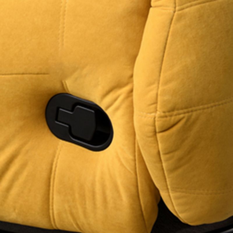 Silla de zapatillas giratorias de 34.6 ", silla individual sin aliento para el brazo para el dormitorio