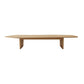 Solid Wood Coffee Table Free-Form Modern Cocktail Table with 2 Legs Clearhalo 'Coffee & Accent Tables' 'Coffee Tables' 'coffee_tables' 'furn' 'furn_coffee_tables' 'Furniture' 'Living Room Furniture' 1200x1200_e727b5e3-f275-4d95-8c37-1936da73fb76