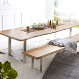 Rectangle Solid Wood Dining Table Luxury Double Pedestal Table for Dining Room Clearhalo ' dining_table' 'Dining Tables & Seating' 'Dining Tables' 'furn' 'furn_dining_table' 'Furniture' 'furniture_dining_table' 'Kitchen & Dining Furniture' 'kitchen&dining_furn' 'kitchen' 'kitchen_dining_table' 1200x1200_e72a6130-79be-420a-8be7-bae4ff7a78f9