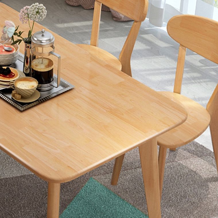 Rectangle Solid Wood Brown Tone Dining Table Simplicity 4 Legs Table for Dining Room Clearhalo ' dining_table' 'Dining Tables & Seating' 'Dining Tables' 'furn' 'furn_dining_table' 'Furniture' 'furniture_dining_table' 'Kitchen & Dining Furniture' 'kitchen&dining_furn' 'kitchen' 'kitchen_dining_table' 1200x1200_e72ae81e-f7cf-4078-b15a-d2b339e7daf3