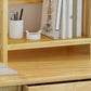 Adjustable Wood Book Shelf Bamboo Natural Shelf Bookcase Open Shelf Shelves Included Clearhalo 'Bookcases' 'furn' 'furn_bookcases' 'Furniture' 'Office Furniture' 1200x1200_e730ee37-1a8a-4a08-87fa-4d19a2b859ca