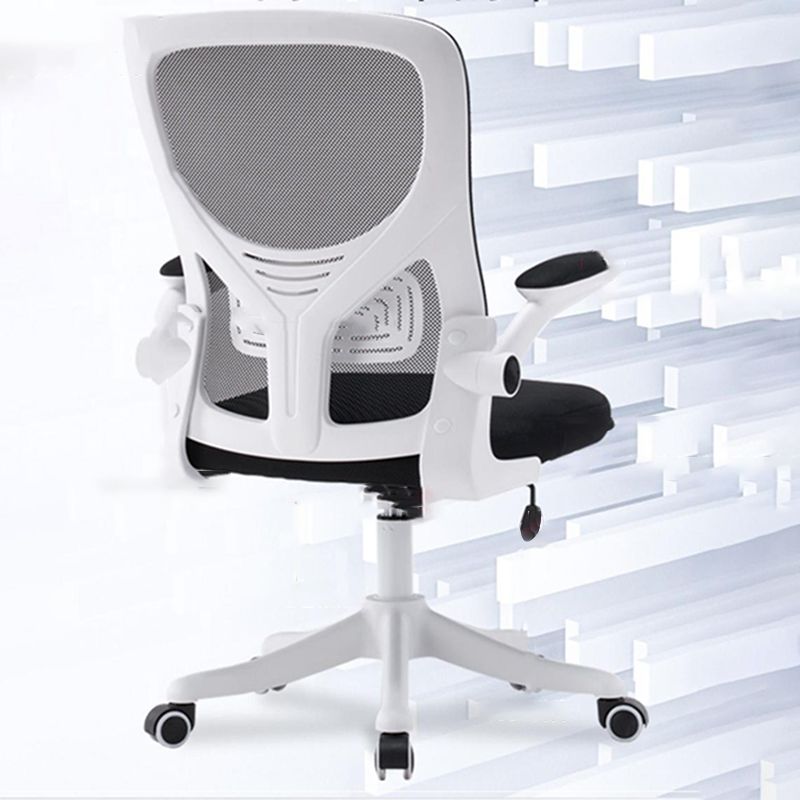 Modern Ergonomic Mesh Task Chair Adjustable Arms Lumbar Support Mid-back Office Chair Clearhalo 'furn' 'furn_office_chair' 'Furniture' 'furniture_office_chair' 'Office Chairs' 'Office Furniture' 'office_chair' 1200x1200_e732b0d6-a30e-406d-b1fe-19a0451431b2