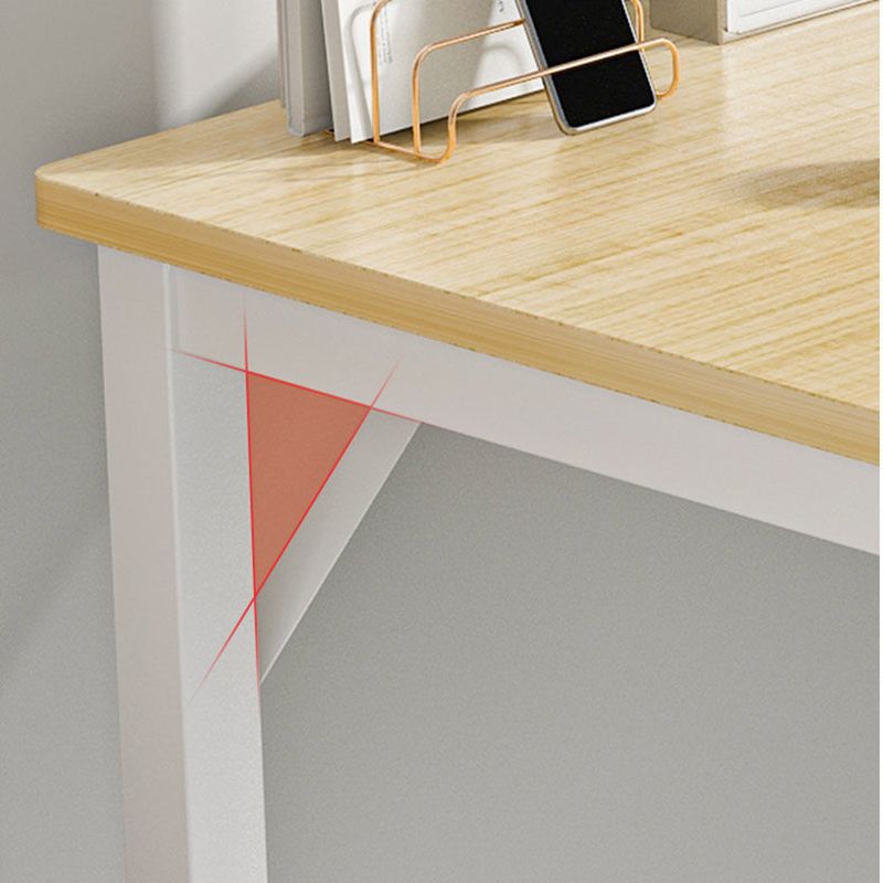 Hedendaagse rechthoek Engineered Wood Desk H-Shape Base Desk voor Home Office