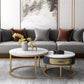 Slate Round Frame Coffee Table Nesting Modern Coffee Table Set Clearhalo 'Coffee & Accent Tables' 'Coffee Tables' 'coffee_tables' 'furn' 'furn_coffee_tables' 'Furniture' 'Living Room Furniture' 1200x1200_e734c488-2d80-484a-a2aa-88dbaca01b32
