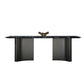 Modern Stone Rectangle Dining Table Stainless Steel Base for Dining Room Clearhalo 'Dining Tables & Seating' 'Dining Tables' 'dining_table' 'furn' 'furn_dining_table' 'Furniture' 'Kitchen & Dining Furniture' 1200x1200_e735c819-56e7-4cae-bf02-770783708a50