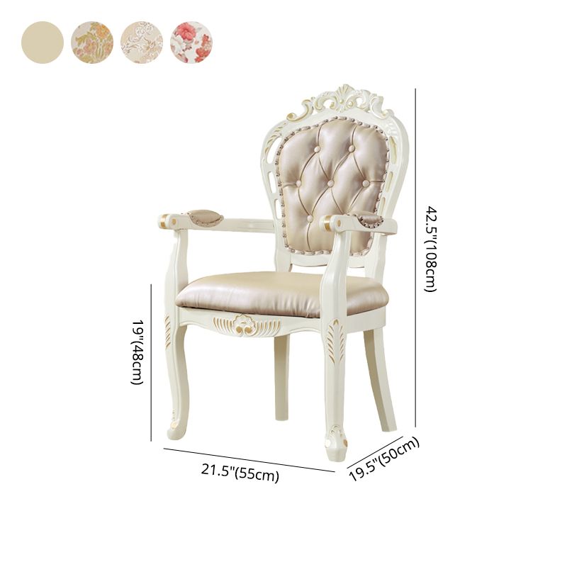 Victorian Dining Armchair Upholstered Arm Chairs with Wood Legs (Set of 2) Clearhalo ' kitchen&dining_furn' 'Dining Chairs' 'Dining Tables & Seating' 'dining_chair' 'furn' 'furn_dining_chair' 'Furniture' 'furniture_dining_chair' 'Kitchen & Dining Furniture' 'kitchen' 1200x1200_e7363866-b5d5-4fa1-b966-e7d2090fe3bb