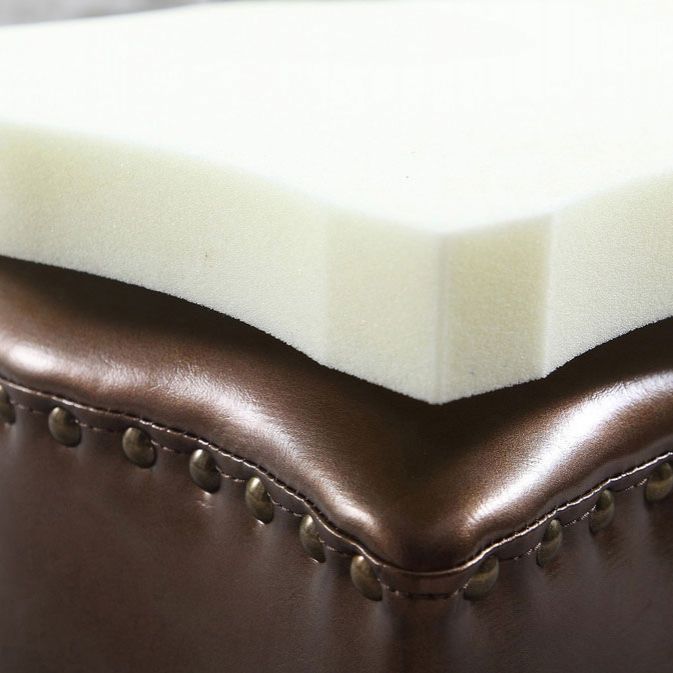 Modern Brown Standard Leather Pure Color Standard for Drawing Room Clearhalo 'furn' 'furn_ottomans_poufs' 'Furniture' 'Living Room Furniture' 'Ottomans & Poufs' 'ottomans_poufs' 1200x1200_e7373123-04cc-4412-8166-1527a61921d8