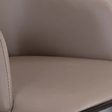 Gepolsterter Esstuhl zeitgenössische Küche Essarmstuhl mit Holzbeinen