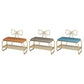 13.78 Inch Wide Glam Cushioned Bench Foam Bench with Shoes Storage Clearhalo 'Benches' 'Chairs & Seating' 'furn' 'furn_benches' 'Furniture' 'Living Room Furniture' 1200x1200_e73a93b6-6b05-4da0-ae51-536927babfb7