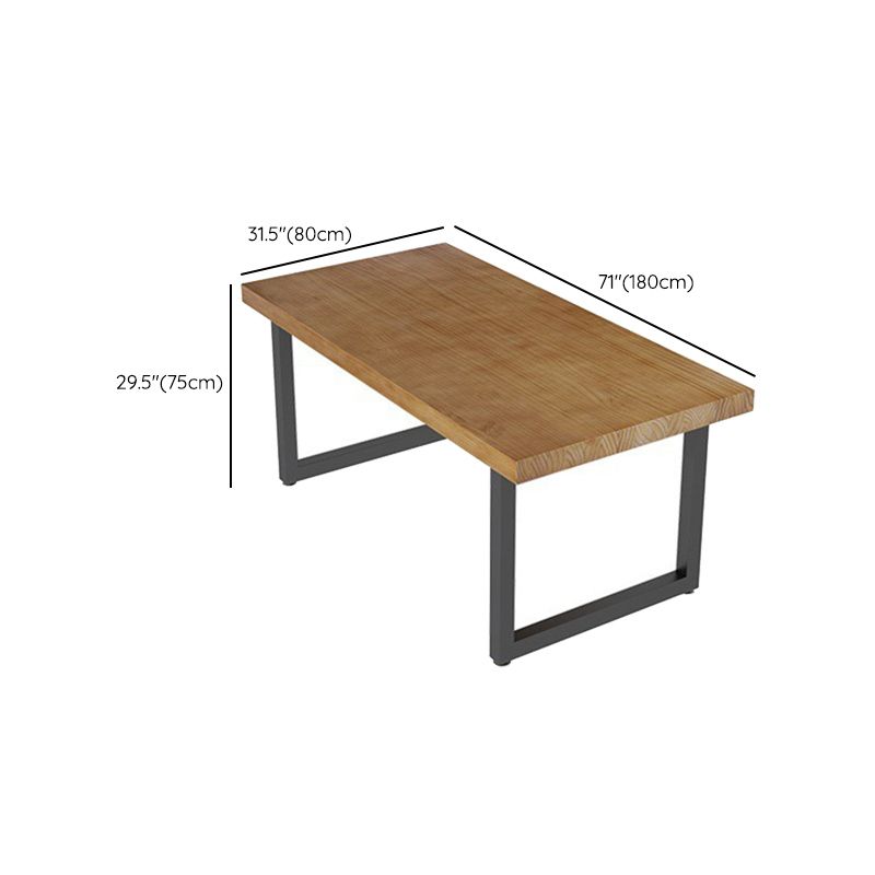 Ensemble de table à manger rectangulaire 1/2/5 PCS Pine Wood Dinette Set pour la cuisine