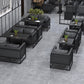 Industrial Style Sintered Stone Dinner Room Kitchen Table Black Table with Black Frame Clearhalo ' dining_table' 'Dining Tables & Seating' 'Dining Tables' 'furn' 'furn_dining_table' 'Furniture' 'furniture_dining_table' 'Kitchen & Dining Furniture' 'kitchen&dining_furn' 'kitchen' 'kitchen_dining_table' 1200x1200_e73e7ee5-82c4-4610-8424-eed05500d797
