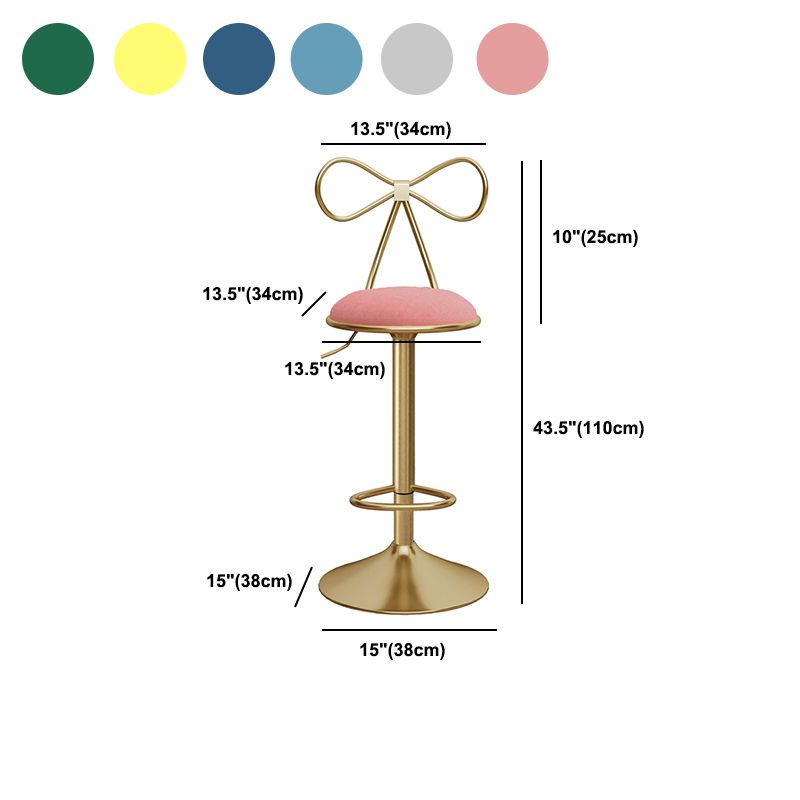 グラムラウンドバー＆カウンタースツールメタル調整可能なカウンタースツールとスイベル