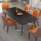 Rectangle Sintered Stone Dining Table Traditional Luxury Dining Table with 4 Legs Clearhalo ' dining_table' 'Dining Tables & Seating' 'Dining Tables' 'furn' 'furn_dining_table' 'Furniture' 'furniture_dining_table' 'Kitchen & Dining Furniture' 'kitchen&dining_furn' 'kitchen' 'kitchen_dining_table' 1200x1200_e7409c4e-dc30-4ec8-8ca1-07e709a92e42