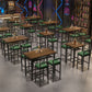 Ensemble de Table de Bar moderne 1/2/5 pièces, Table de comptoir en bois de pin avec tabourets hauts