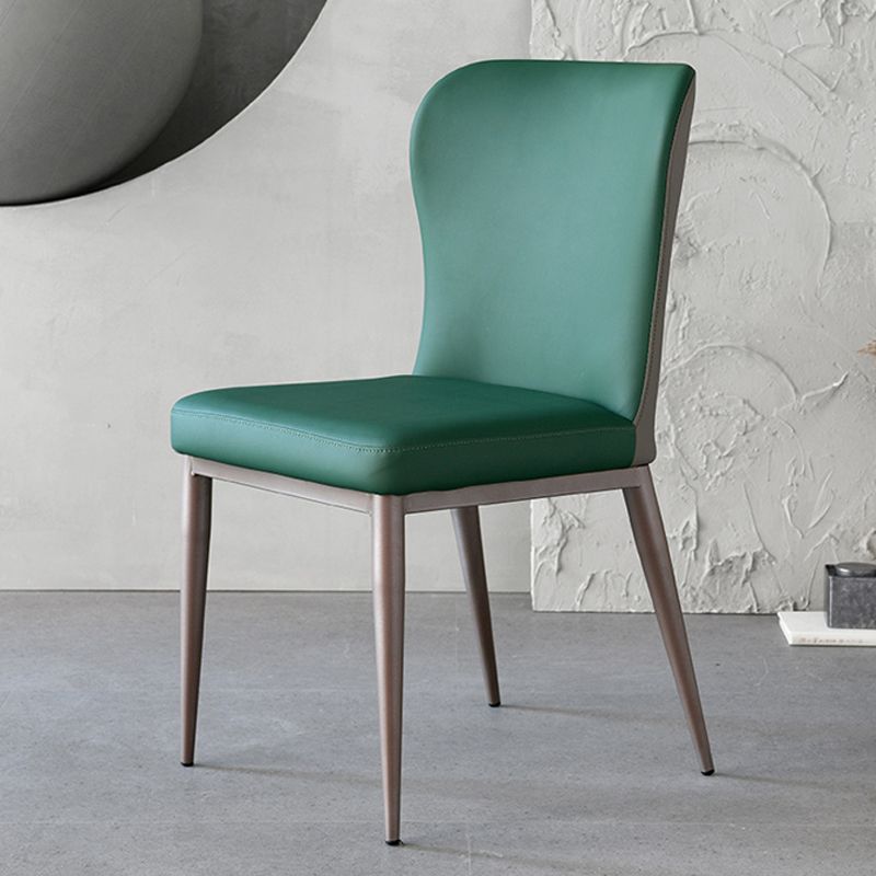 Nordic Style Upholstered Dining Chair Wingback Parsons Chair for Home Use Clearhalo ' kitchen&dining_furn' 'Dining Chairs' 'Dining Tables & Seating' 'dining_chair' 'Furniture' 'furniture_dining_chair' 'Kitchen & Dining Furniture' 'kitchen' 1200x1200_e7413300-2edc-4e15-b10a-67ff1d7a79f0