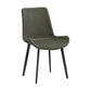 Upholstered Leather Armless Dining Chairs Solid Back Side Chairs with Metal Legs Clearhalo ' kitchen&dining_furn' 'Dining Chairs' 'Dining Tables & Seating' 'dining_chair' 'furn' 'furn_dining_chair' 'Furniture' 'furniture_dining_chair' 'Kitchen & Dining Furniture' 'kitchen' 1200x1200_e741faea-ce81-4626-94ce-06fd099b49b3