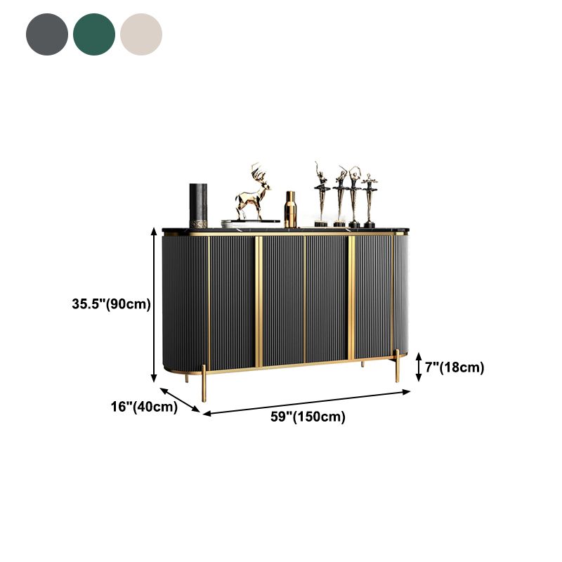 Pinie de rangement glam buffle en marbre artificiel pour le salon