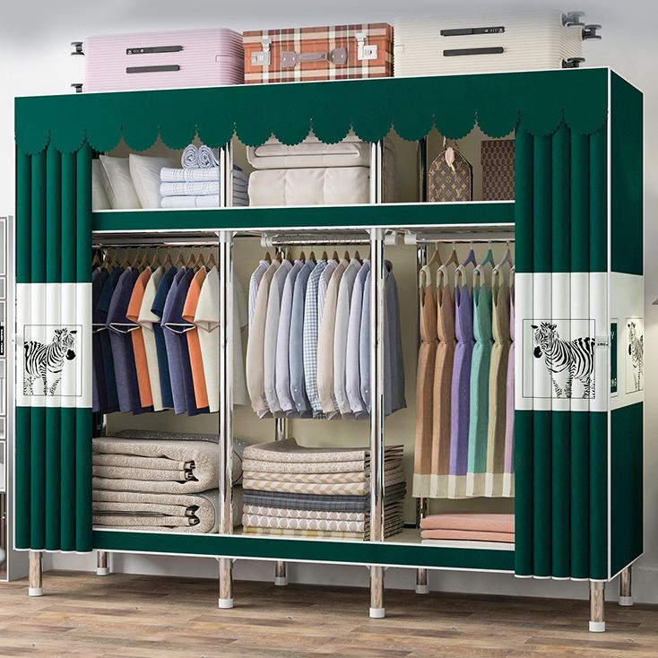 Armaco di guardaroba contemporaneo con scaffali armadio del guardaroba in acciaio