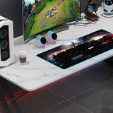 Rechthoekige woning schrijven bureau moderne stijl stenen gaming bureau