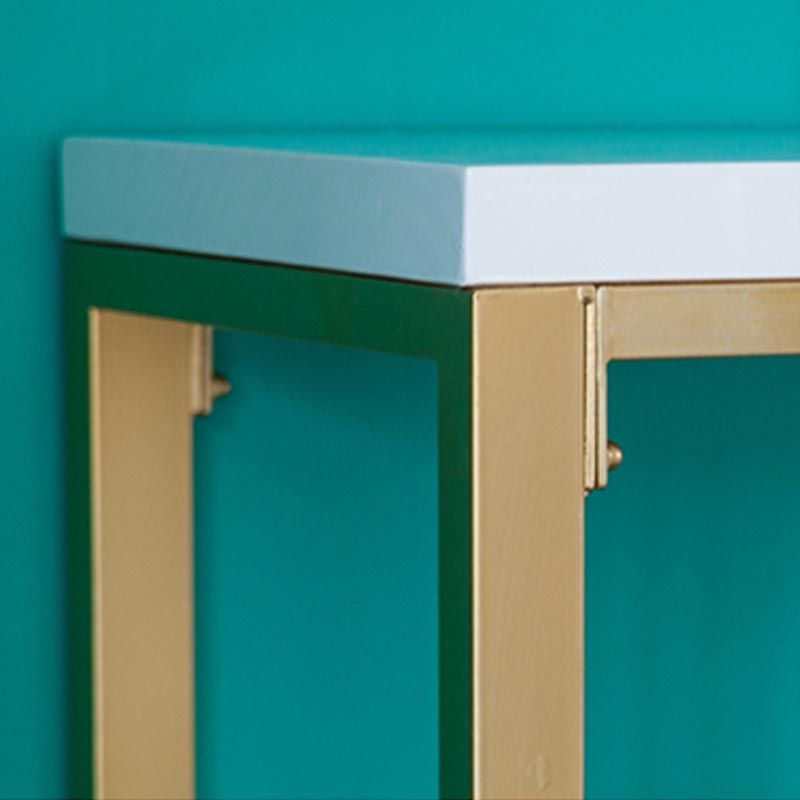 Tavolo da bar in stile glam tavolo da pub piedistallo oro per soggiorno