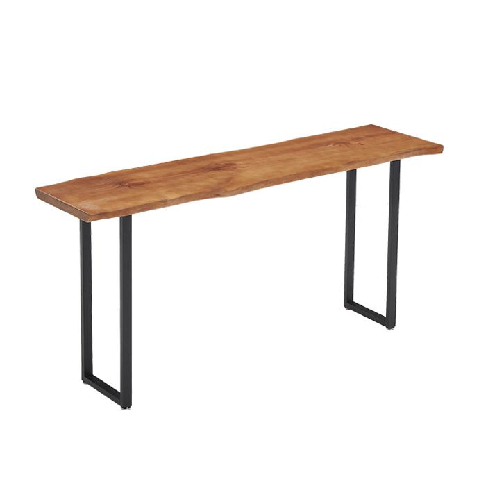 Ensemble de Table de pub rectangulaire industrielle, comptoir en bois avec tabourets hauts, 1/2/4/5 pièces