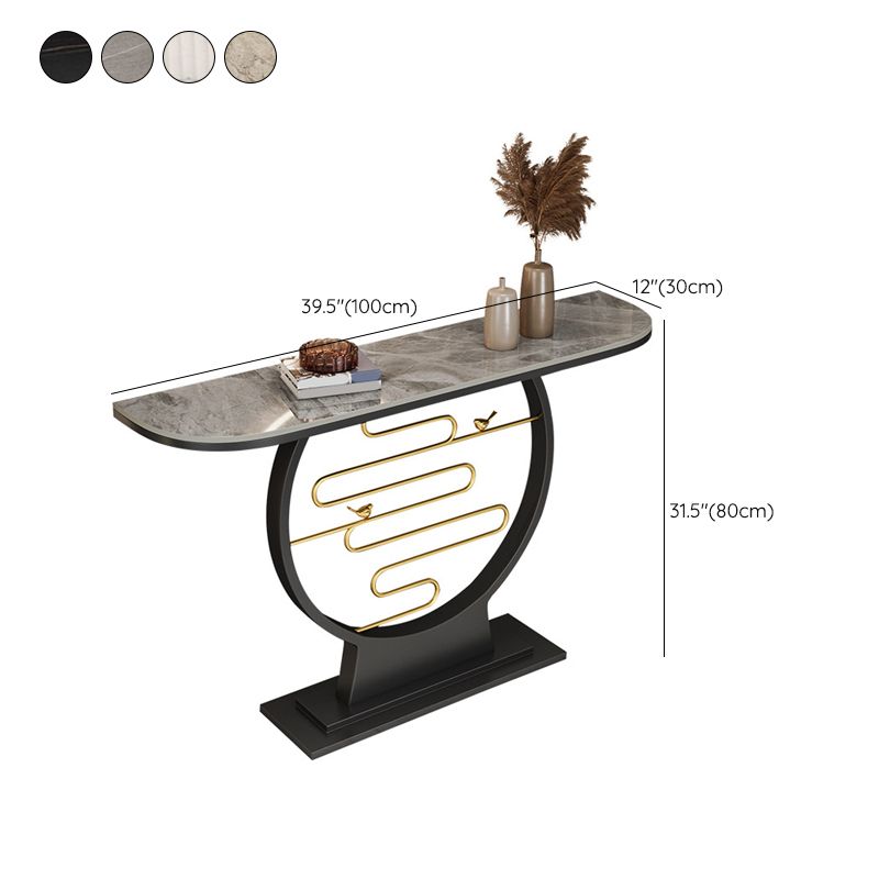 31,5 "hoher Steinkonsolentisch Moderner Fleckresistent Endtisch für die Halle