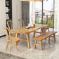Modern 1/2/3/5/6 Pieces Rectangle Dining Set Solid Wood Dining Table with Chairs Clearhalo 'Dining Room Sets' 'Dining Tables & Seating' 'dining_room_set' 'furn' 'furn_dining_room_set' 'Furniture' 'furniture_dining_room_set' 'Kitchen & Dining Furniture' 'kitchen&dining_furn' 'kitchen' 1200x1200_e74c882c-6879-47e8-9046-5e51eccefec3