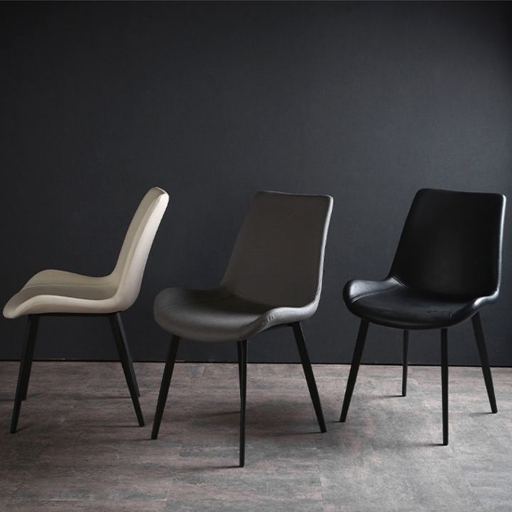 Metal Industrial Dining Kitchen Room Chair Solid Back Side Chair Clearhalo ' kitchen&dining_furn' 'Dining Chairs' 'Dining Tables & Seating' 'dining_chair' 'furn' 'furn_dining_chair' 'Furniture' 'furniture_dining_chair' 'Kitchen & Dining Furniture' 'kitchen' 1200x1200_e74cbae9-8725-4f8d-818a-2e4a3872cd7e