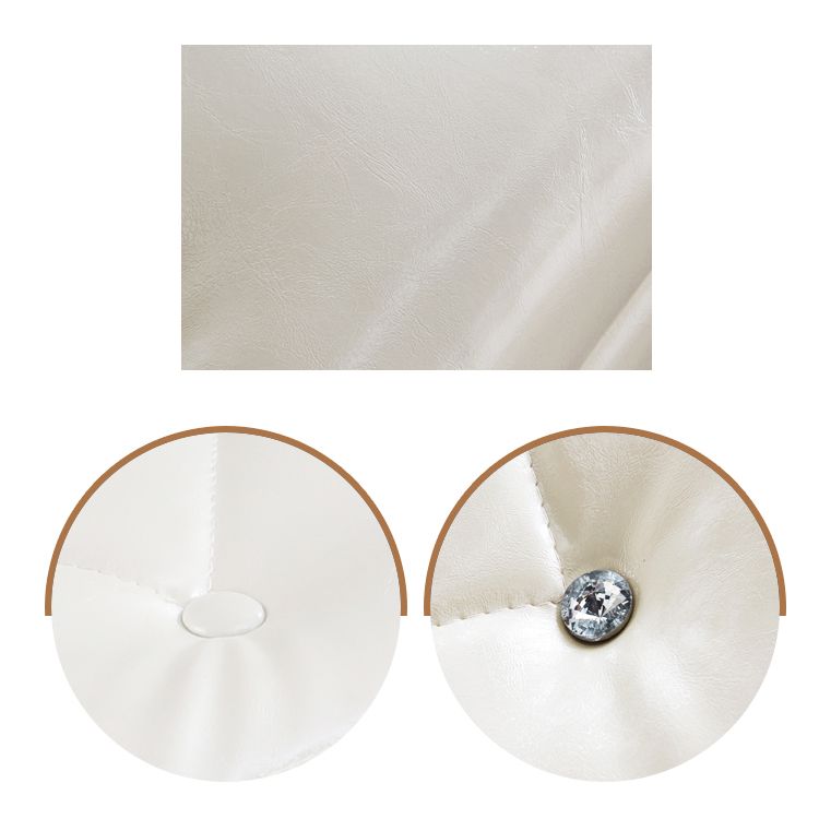 15.7" W Mid-Century Modern Nailheads Bench Manufactured Wood Bench Clearhalo 'Benches' 'Chairs & Seating' 'furn' 'furn_benches' 'Furniture' 'Living Room Furniture' 1200x1200_e74d1b9f-6099-489b-a981-a0d035637e12