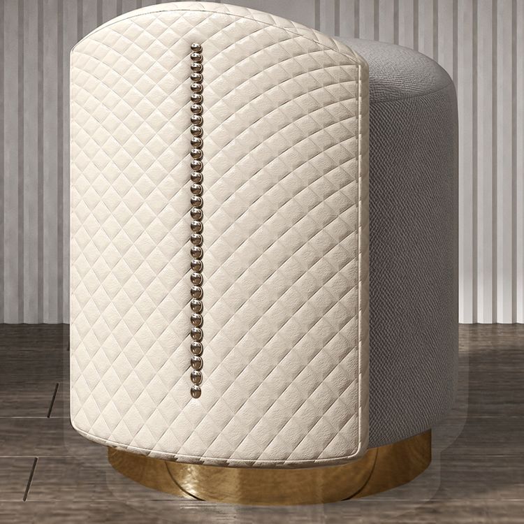 Metall Make -up -Schminktisch luxuriöser Steinhocker Set