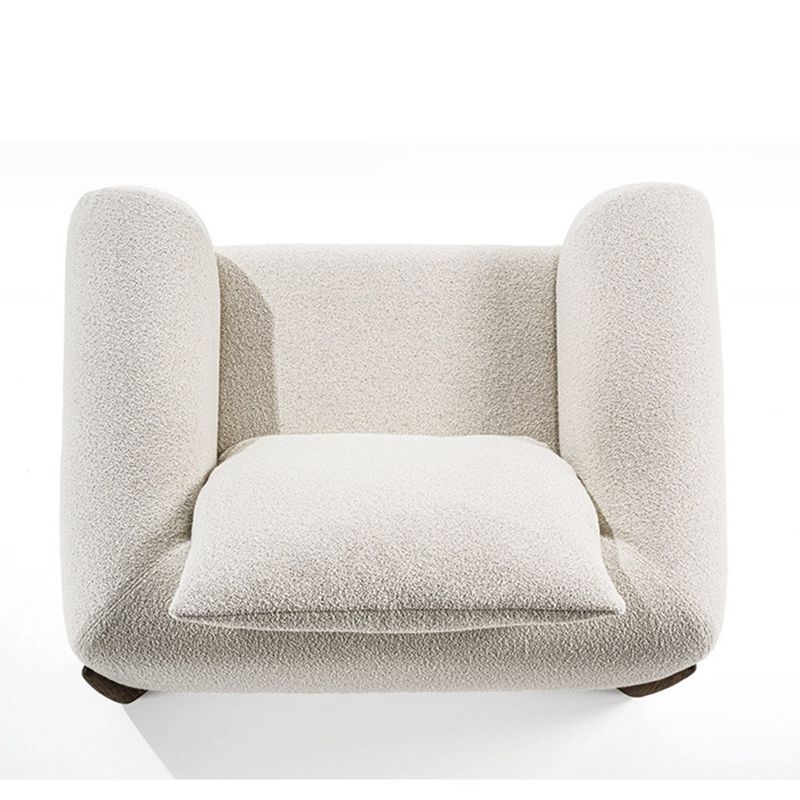 Couleur solide contemporain mousse de mousse de mousse unique Sofa de siège pour le salon