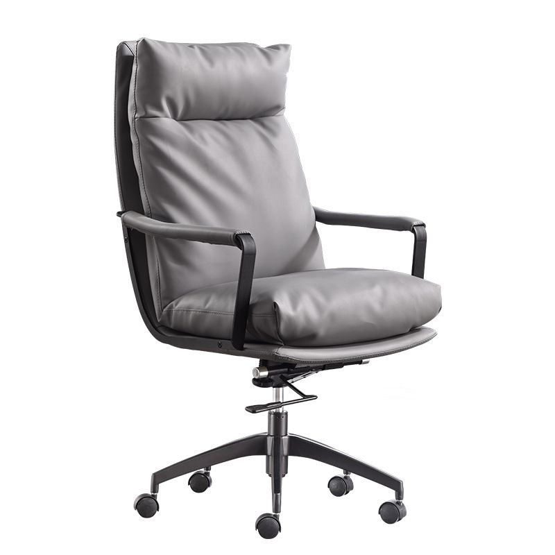 Modern Managers Chair Padded Arms Executive Chair with Wheels for Office Clearhalo 'furn' 'furn_office_chair' 'Furniture' 'Office Chairs' 'Office Furniture' 'office_chair' 1200x1200_e7509caa-df93-46f6-b7ae-682c7021767c