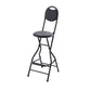 Contemporary Dining Stools Low Back Folding Bar Stools with Metal Base Clearhalo 'Bar Furniture' 'Bar Stools' 'bar_stools' 'furn' 'furn_bar_stools' 'Furniture' 'Kitchen & Dining Furniture' 1200x1200_e7510d32-9888-4ffe-9d08-cfb4122e9494