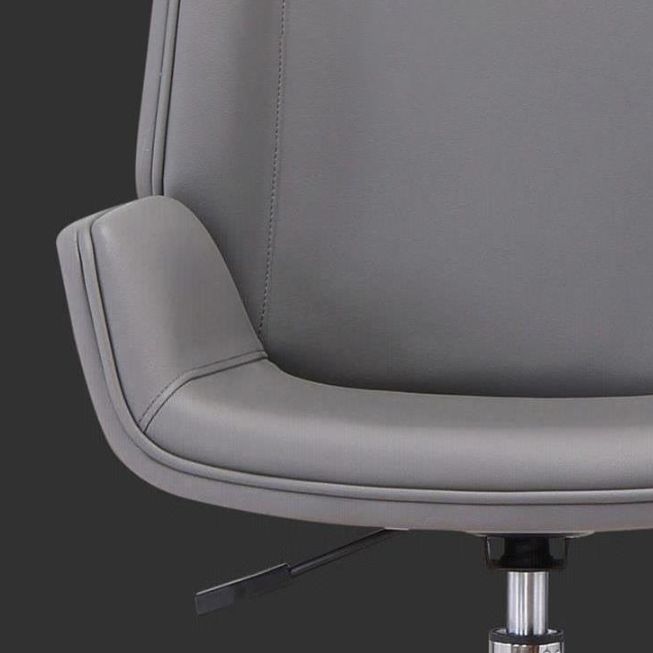 Contemporary Faux Leather Ergonomic Chair Mid-Back Conference Swivel Chair Clearhalo 'furn' 'furn_office_chair' 'Furniture' 'Office Chairs' 'Office Furniture' 'office_chair' 1200x1200_e7556185-a9c5-4b82-8bb0-da0014a2efae