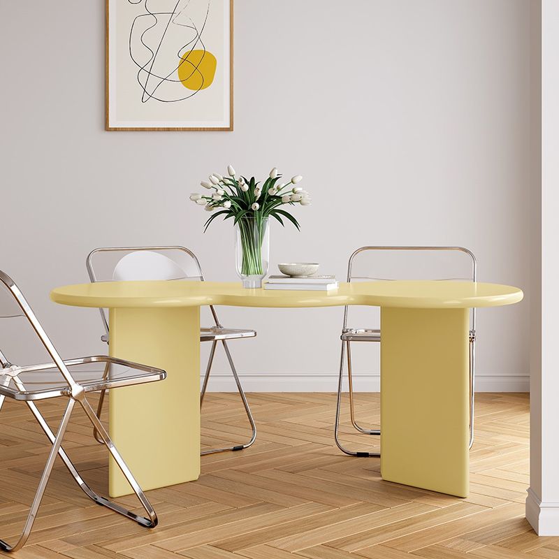 Mesa de reunión de la oficina de forma gratuita escritorio de oficina de madera maciza industrial