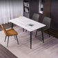 Rectangle Stone Home Furniture Contemporary Style Dining Room Collection Clearhalo ' dining_table' 'Dining Tables & Seating' 'Dining Tables' 'furn' 'furn_dining_table' 'Furniture' 'furniture_dining_table' 'Kitchen & Dining Furniture' 'kitchen&dining_furn' 'kitchen' 'kitchen_dining_table' 1200x1200_e756a100-3e75-41f1-8ee8-570f5b60a243