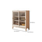 Modern Style Closed Back Book Shelf Wooden Bookcase in White