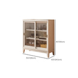 Modern Style Closed Back Book Shelf Wooden Bookcase in White