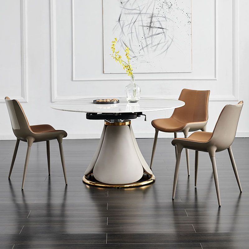 Contemporary Style Metal Dining Chair Dining Armless Side Chairs for Kitchen (Set of 2) Clearhalo ' kitchen&dining_furn' 'Dining Chairs' 'Dining Tables & Seating' 'dining_chair' 'furn' 'furn_dining_chair' 'Furniture' 'furniture_dining_chair' 'Kitchen & Dining Furniture' 'kitchen' 1200x1200_e7579347-491d-4fb3-a3bd-137177f44d31