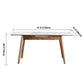 Rectangle Extendable Stone Dining Site Table Traditional Luxury 4 Legs Dinette Table Clearhalo ' dining_table' 'Dining Tables & Seating' 'Dining Tables' 'furn' 'furn_dining_table' 'Furniture' 'furniture_dining_table' 'Kitchen & Dining Furniture' 'kitchen&dining_furn' 'kitchen' 'kitchen_dining_table' 1200x1200_e75e326f-baea-4c67-a916-2ffd164e390c