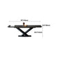Modern Sintered Stone Rectangle Table Set 1/4/5/6 Pieces Dining Set Clearhalo 'Dining Room Sets' 'Dining Tables & Seating' 'dining_room_set' 'furn' 'furn_dining_room_set' 'Furniture' 'Kitchen & Dining Furniture' 1200x1200_e75f77aa-9bf9-425c-987d-965a7e40e67c