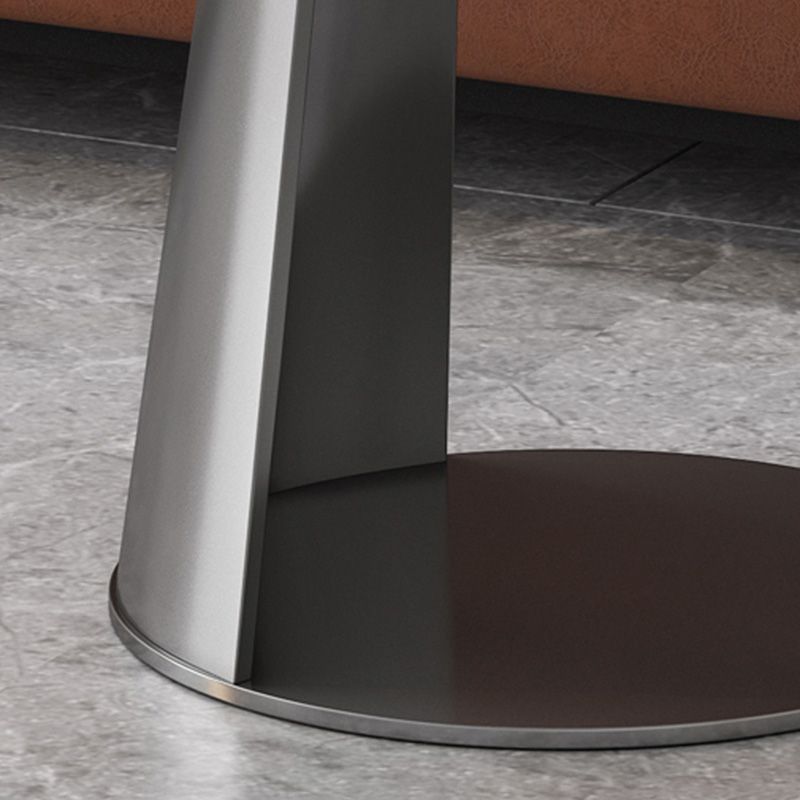 Table accent côté piédestal moderne de 19,69 "de haut de haut