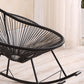 Single Home Pe Rattan Lazy Chair Leisure Balkon Rocking stoel