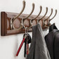 Brown Wooden Coat Hanger Modern Style Minimalist Home Wall Hanging Coat Rack Clearhalo 'Entry & Mudroom Furniture' 'furn' 'furn_hall_tree_coat_racks' 'Furniture' 'Hall Trees & Coat Racks' 'hall_tree_coat_racks' 1200x1200_e7634322-017c-4d86-8151-7ab9c12f4a11
