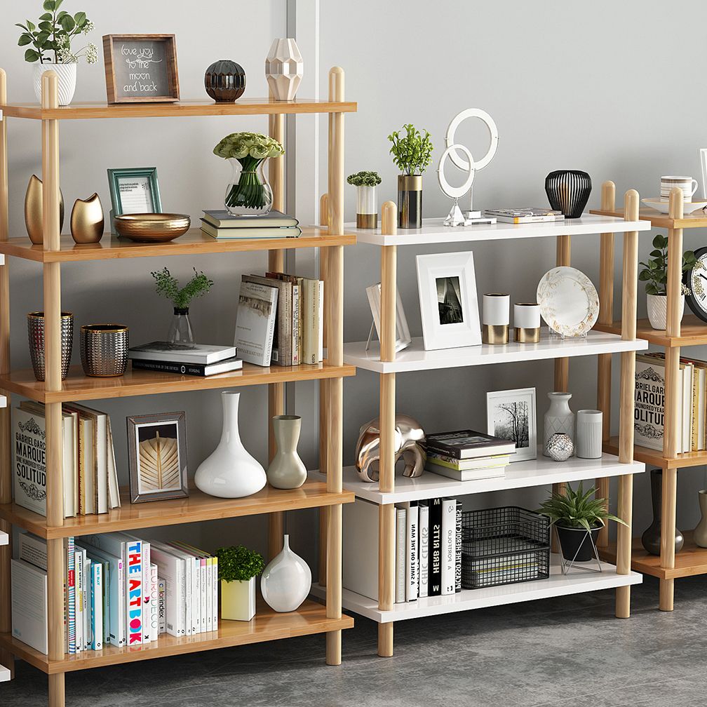 Modern Style Bookshelf Open Back Artificial Wood Bookcase for Office Clearhalo 'Bookcases' 'furn' 'furn_bookcases' 'Furniture' 'Office Furniture' 1200x1200_e76350e6-ccbd-4930-bf4e-b2564fa655ae