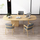 Oval Pine Solid Wood Table Simplicity Dining Room Collection with Double Pedestal Clearhalo ' dining_table' 'Dining Tables & Seating' 'Dining Tables' 'furn' 'furn_dining_table' 'Furniture' 'furniture_dining_table' 'Kitchen & Dining Furniture' 'kitchen&dining_furn' 'kitchen' 'kitchen_dining_table' 1200x1200_e769ad91-5669-4e7b-96b8-10661efb8ca4
