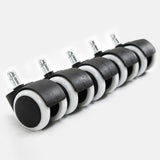 Hedendaagse gestoffeerde bureaustoel met wapens midden achterstoel voor kantoor