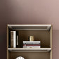 Glam Standard Bookcase Metal Frame Manufactured Wood Bookshelf with Glass Doors Clearhalo 'Bookcases' 'furn' 'furn_bookcases' 'Furniture' 'furniture_bookcases' 'Office Furniture' 1200x1200_e76f7299-3ed0-4166-8d46-26093651814f
