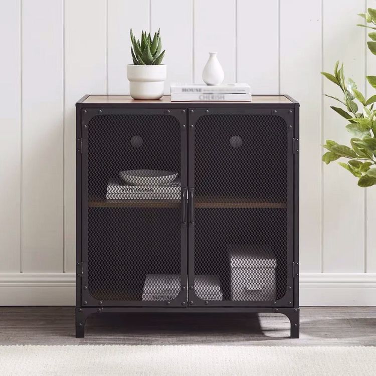 Armoire à plateaux de cuisine en bois d'armoire de serveur moderne avec rangement