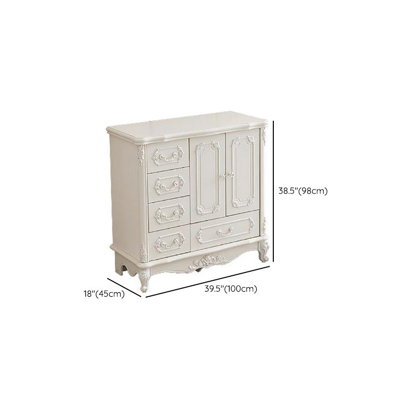 Modern de almacenamiento tocador de cofre cofre de madera con puertas